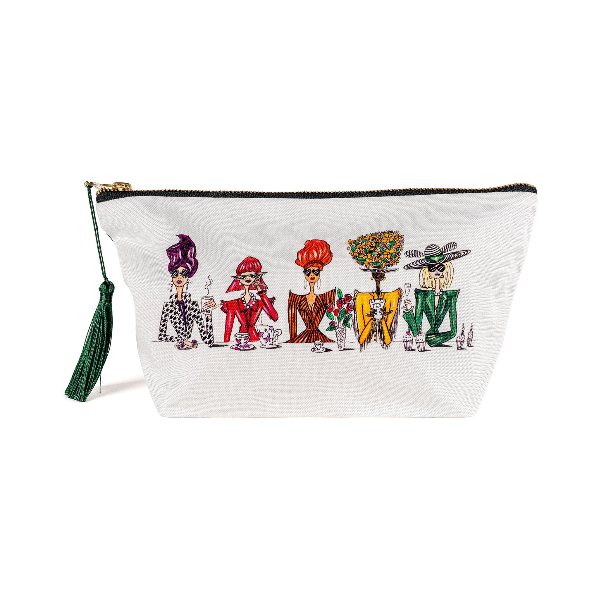 Fabulous in St Moritz Cotton Wash Bag - GordinaCosmetic Bags / Makeup BagsCharlotte Posner