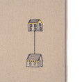 Bild in Galerie-Betrachter laden, Set of four embroidered cotton placemats with connected house motifs, celebrating family, home, and craftsmanship.
