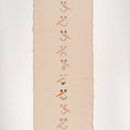 Bild in Galerie-Betrachter laden, Embroidered cotton table runner with snowman design, capturing joyful winter and Christmas moments.