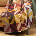 Load image into Gallery viewer, ORLANDO Virgin Wool Throw Blanket Burgundy - GordinathrowEagle Products