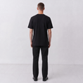 Bild in Galerie-Betrachter laden, Back view of a model wearing the plain-back black Gordina Scarab T-shirt.