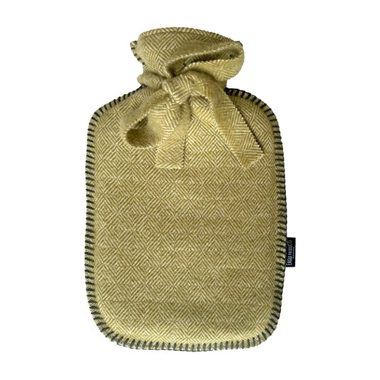 ABERDEEN Virgin Wool Hot Water Bottle Cover Dark Natural - GordinaHot Water Bottle CoverEagle Products