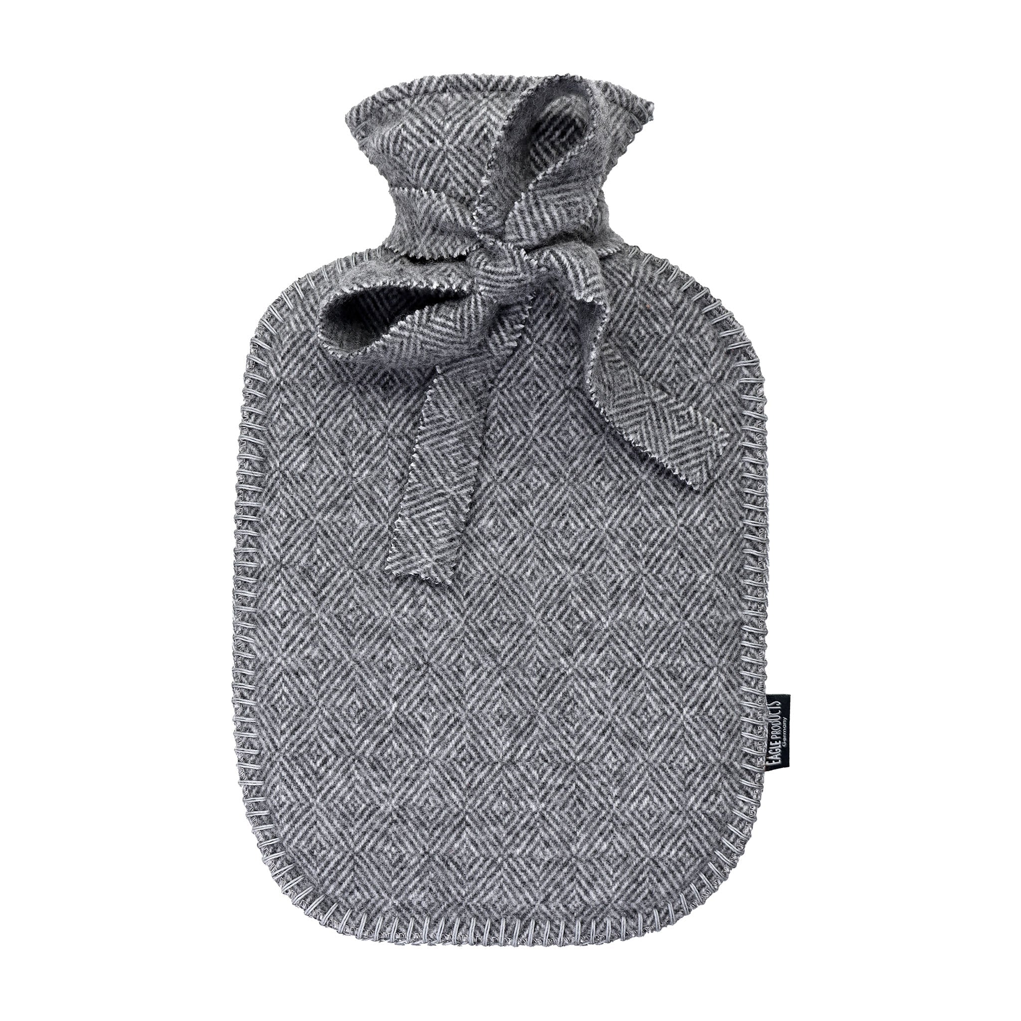 ABERDEEN Virgin Wool Hot Water Bottle Cover Dark Natural - GordinaHot Water Bottle CoverEagle Products