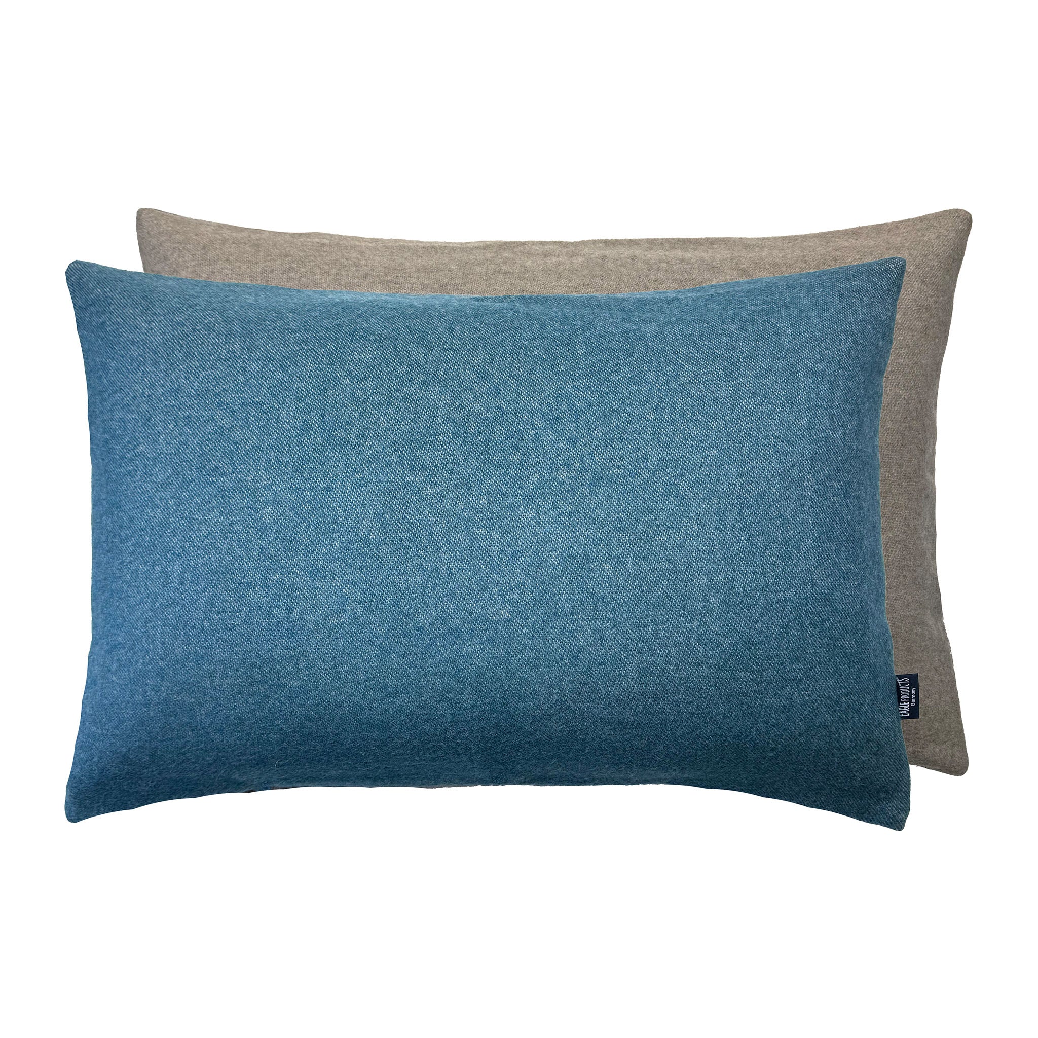 ALASSIO Wool and Cashmere Pillow - Teal - Natural +Inner Pillow - GordinaPillow CoversEagle Products