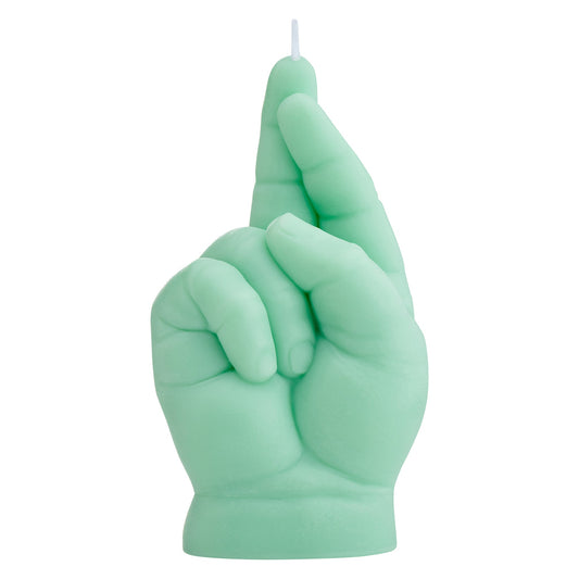 Baby Hand Gesture Candle Green - GordinaHand Gesture CandlesCandlehand