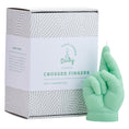 Load image into Gallery viewer, Baby Hand Gesture Candle Green - GordinaHand Gesture CandlesCandlehand
