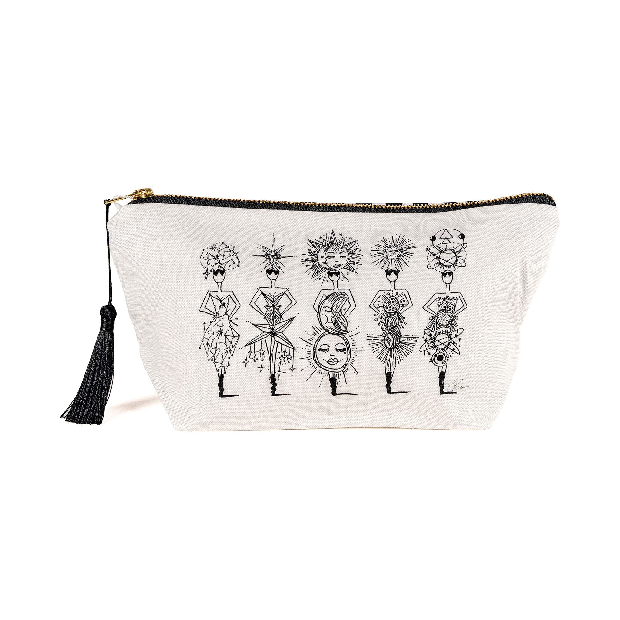 Cosmic Love Cotton Wash Bag - GordinaCosmetic Bags / Makeup BagsCharlotte Posner