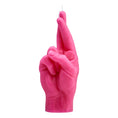 Load image into Gallery viewer, Fingers Crossed Candle Pink - GordinaHand Gesture CandlesCandlehand
