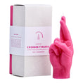 Load image into Gallery viewer, Fingers Crossed Candle Pink - GordinaHand Gesture CandlesCandlehand
