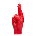 Load image into Gallery viewer, Fingers Crossed Candle Red - GordinaHand Gesture CandlesCandlehand
