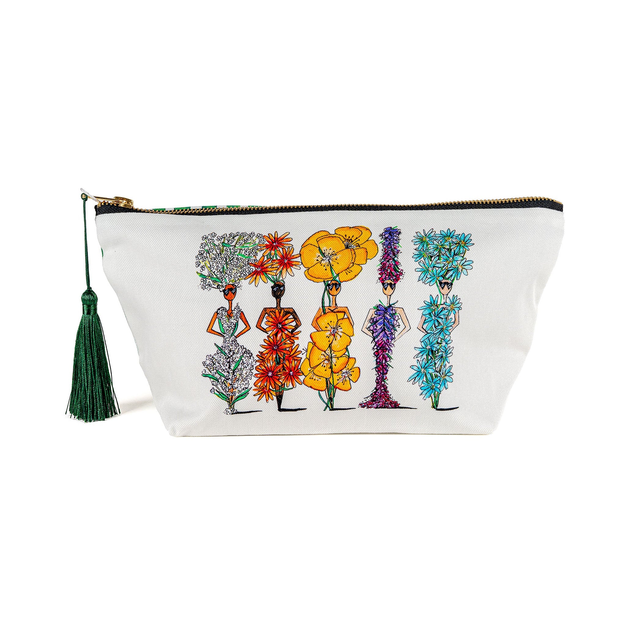Full Bloom Cotton Wash Bag - GordinaCosmetic Bags / Makeup BagsCharlotte Posner