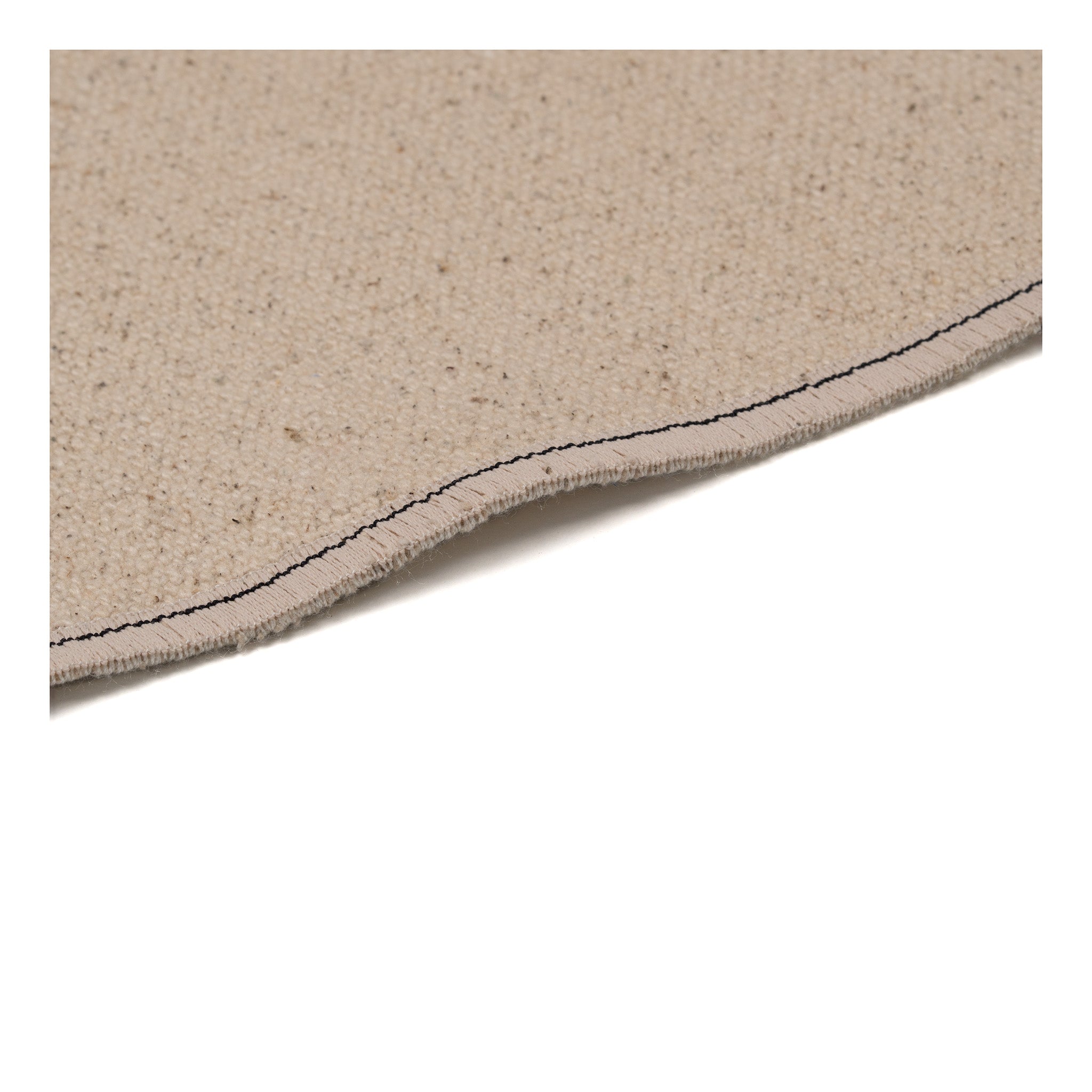 Set of four embroidered cotton placemats with playful snowman design, handmade for winter dining and festive tables.
