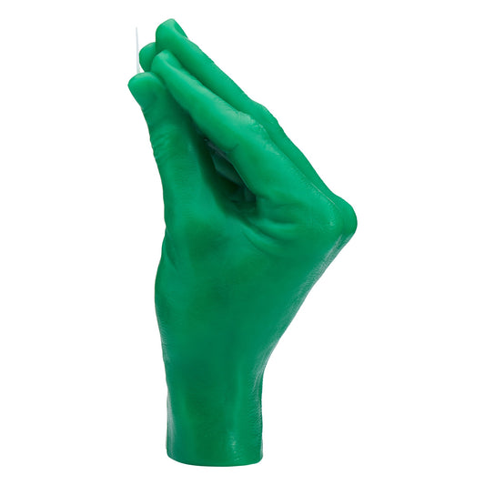 Italian Gesture Candle Green - GordinaHand Gesture CandlesCandlehand