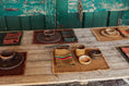 Load image into Gallery viewer, Jasper Place Mat Hunter Green - GordinaPlacematsLibeco
