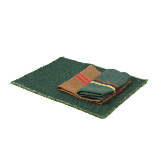 Jasper Place Mat Hunter Green - GordinaPlacematsLibeco