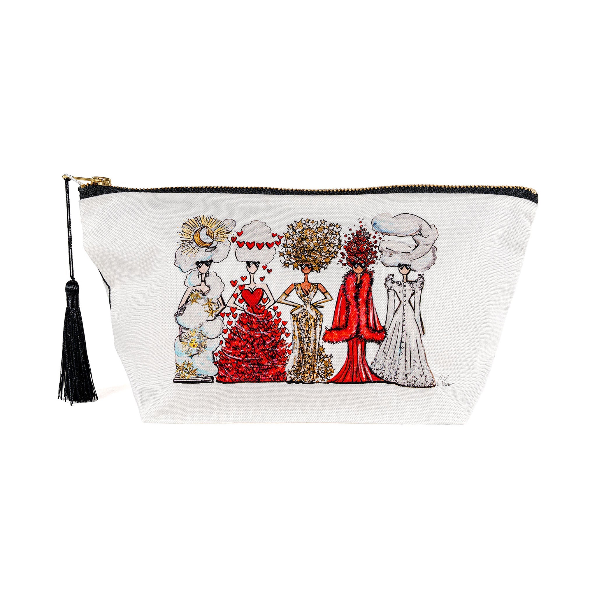 Midnight Dreamers Cotton Wash Bag - GordinaCosmetic Bags / Makeup BagsCharlotte Posner