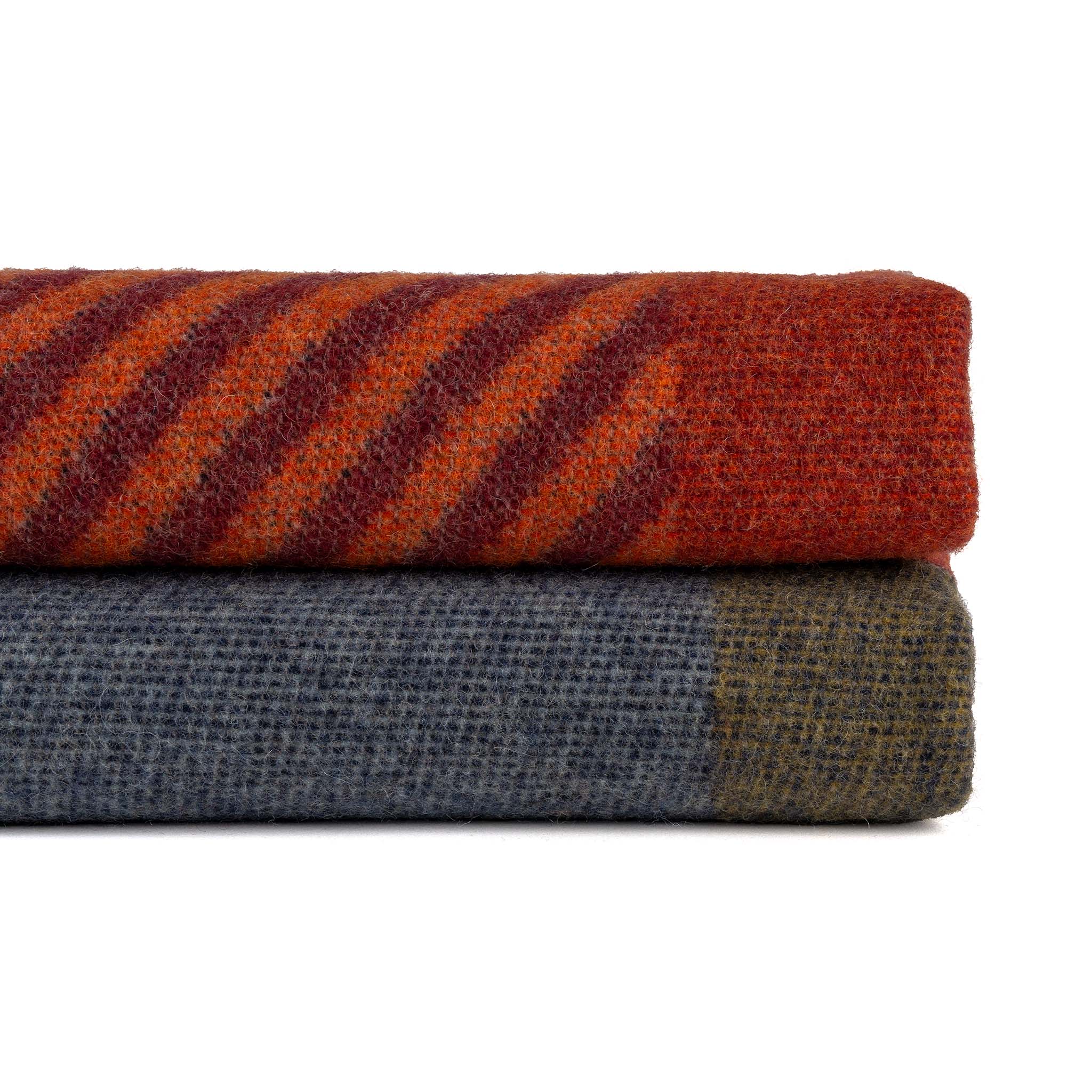 MONTREAL Virgin Wool Throw Blanket Multicolor - GordinathrowEagle Products