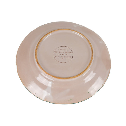 Northern Italian Blue Serie 1977 - Buon Ricordo Antique Plate - GordinaBuon Ricardo PlatesAll'Origine