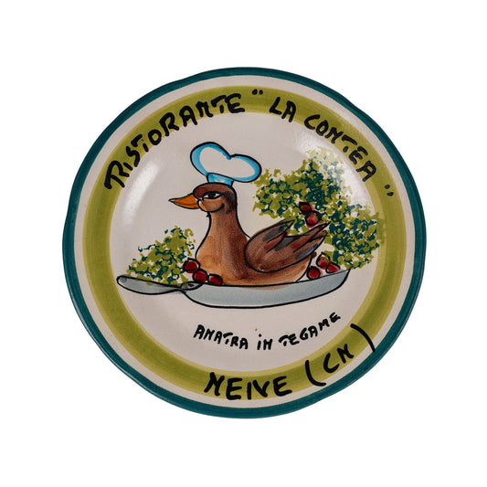 Northern Italian Green Serie 1992 - Buon Ricordo Antique Plate - GordinaBuon Ricardo PlatesAll'Origine
