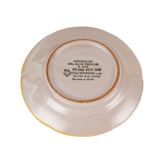 Northern Italian Yellow Serie - 1986 Buon Ricordo Antique Plate - GordinaBuon Ricardo PlatesAll'Origine