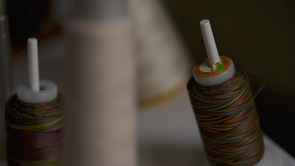 Organic cotton embroidered t-shirt, minimal design, soft texture