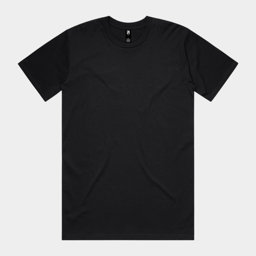 Black Classic Fit T-shirt base for personalised embroidery