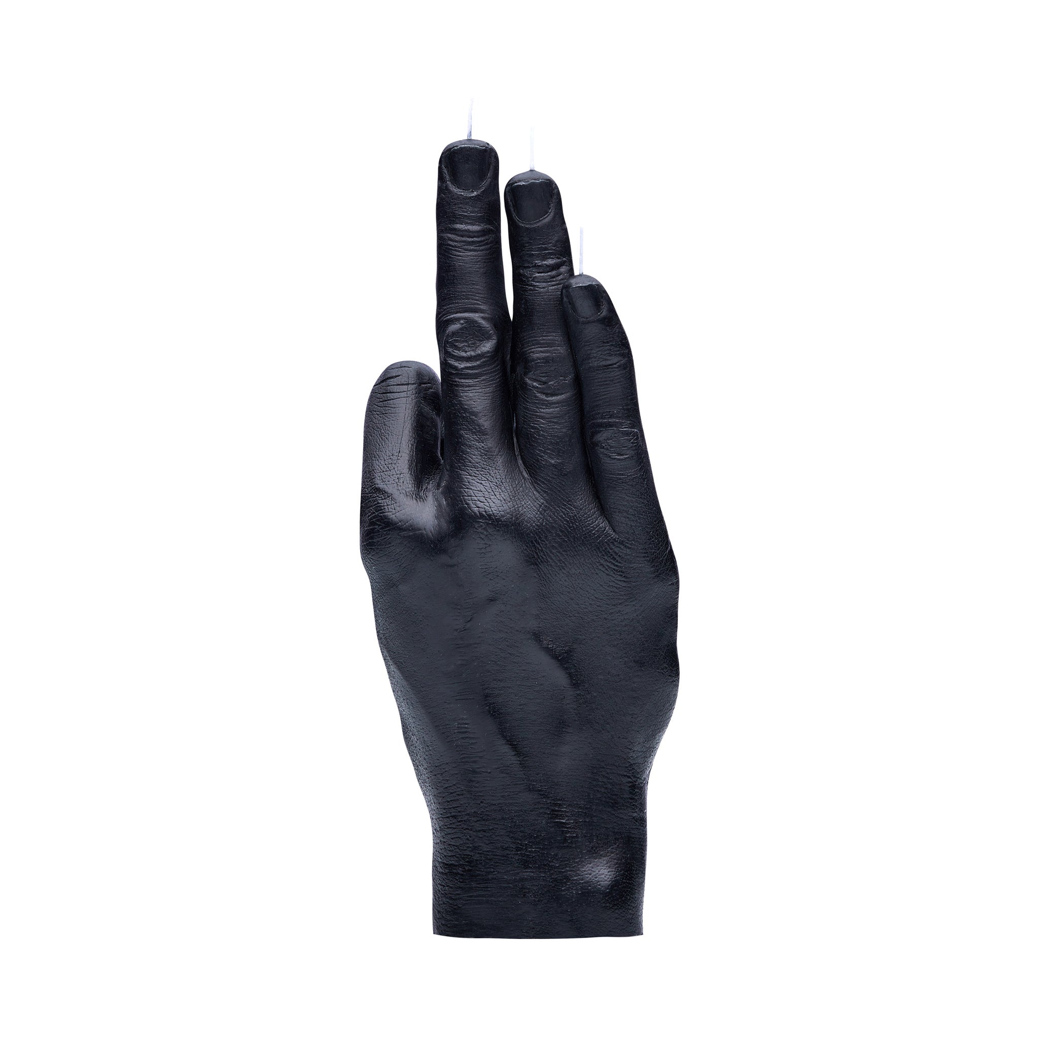 The OK Gesture Candle Black - GordinaHand Gesture CandlesCandlehand