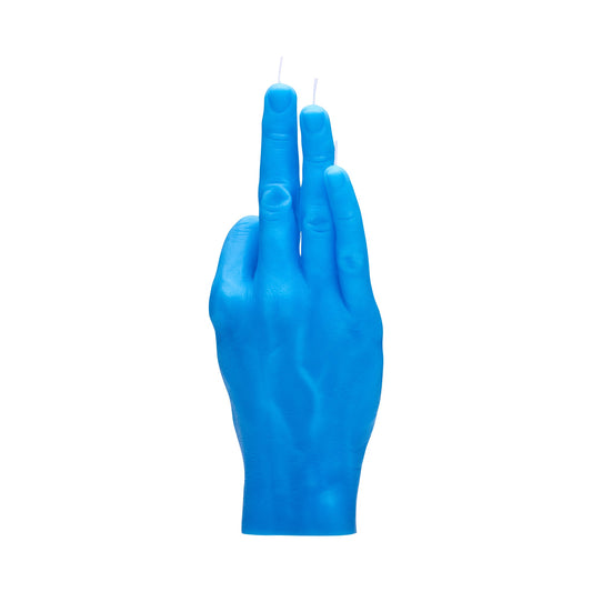 The OK Gesture Candle Blue - GordinaHand Gesture CandlesCandlehand