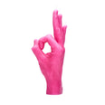 The OK Gesture Candle Pink - GordinaHand Gesture CandlesCandlehand