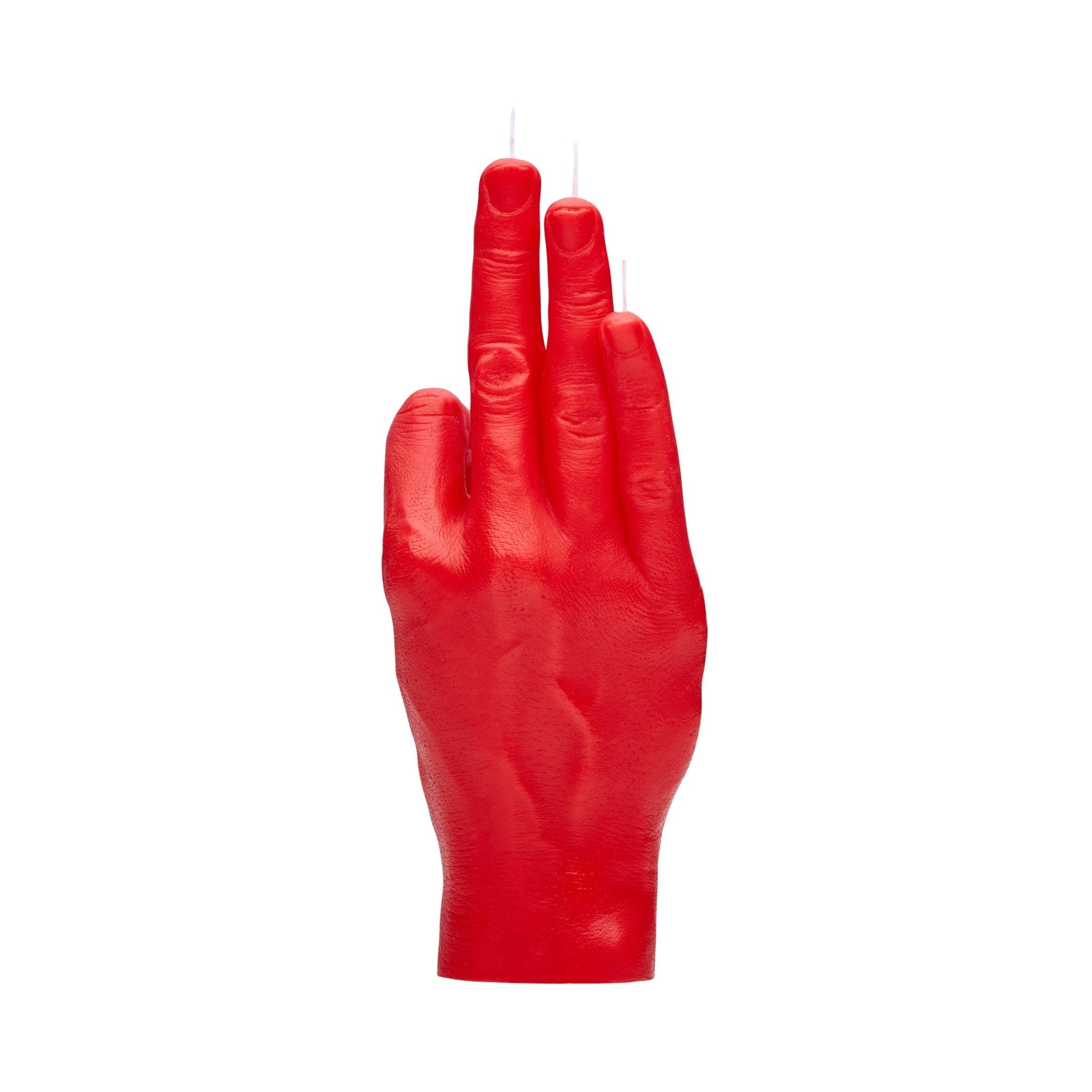 The OK Gesture Candle Red - GordinaHand Gesture CandlesCandlehand